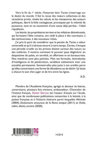 Tacite, ses vérités sont les nôtres