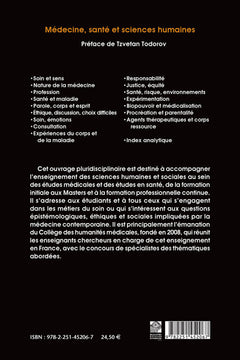 Médecine, santé et sciences humaines: Manuel