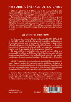 Les Dynasties Qin et Han: Histoire générale de la Chine (221 av. J.-C.-220 apr. J.-C.)