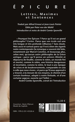 Lettres, maximes, sentences