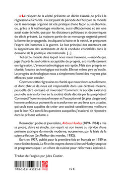 La Fin et les Moyens