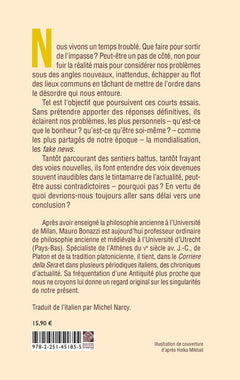 Petite philosophie pour temps troublés