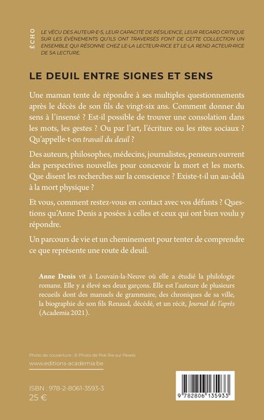 Le deuil entre signes et sens