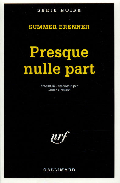 Presque nulle part
