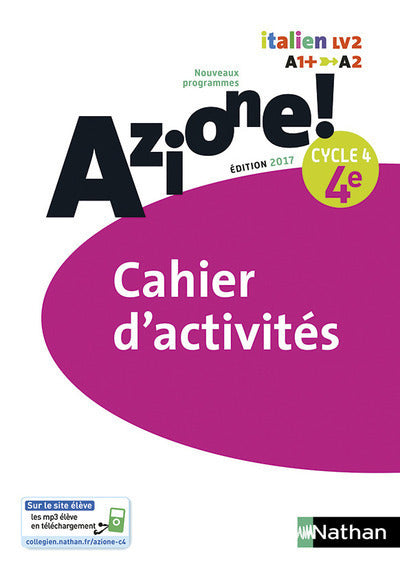 Azione! - Cahier d'activités 4e