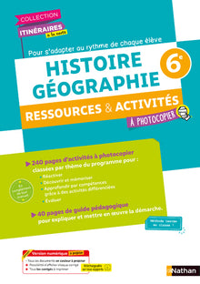 Itinéraires à la carte 6e Histoire Géographie - Ressources et activités