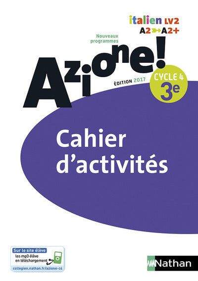 Azione! - Cahier d'activités 3e