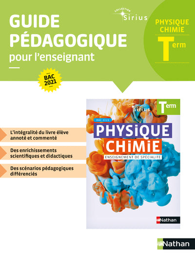 Physique Chimie Sirius Term- Guide pédagogique
