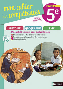 Histoire Géo EMC 5ème - Cahier d'Activités 2017
