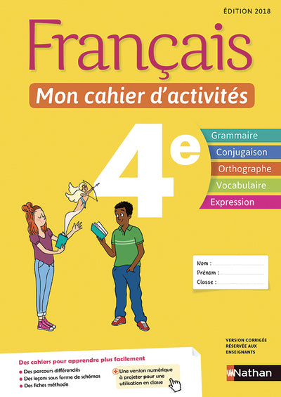 Mon cahier d'activités - 4e