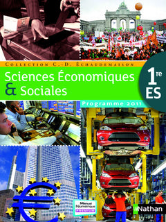 Sciences Economiques & Sociales 1re ES 2011 compact