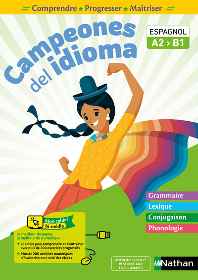 Cahier d'espagnol Campeones del idioma A2 B1