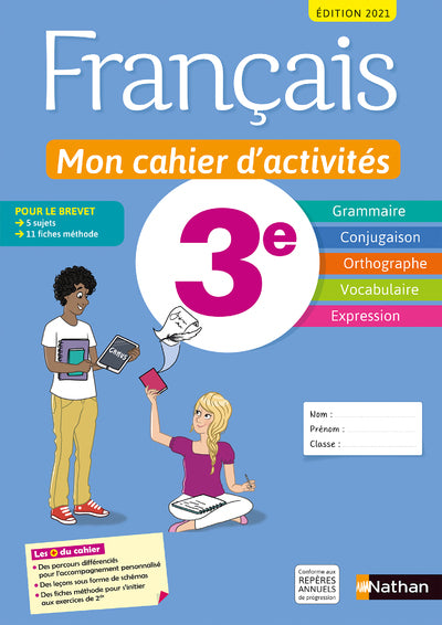 Français - Mon cahier d'activités - 3e