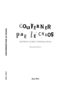 Gouverner par le chaos - Nouvelle édition 2023