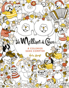 Un million de chiots à colorier sans compter