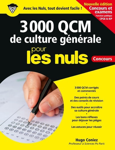 3 000 QCM de culture générale pour les Nuls Concours