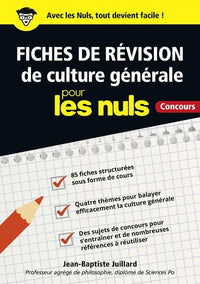 Fiches de révision de culture générale pour les Nuls Concours