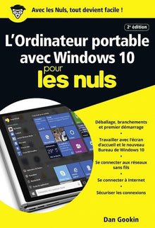 L'ordinateur portable avec Windows 10 pour les Nuls poche