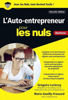 L'auto-entrepreneur pour les nuls business, nouvelle édition