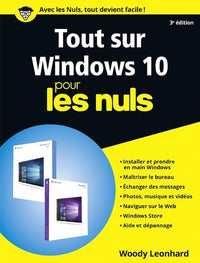 Tout sur Windows 10 pour les Nuls