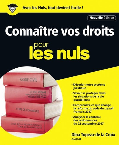 connaître vos droits pour les nuls grand format