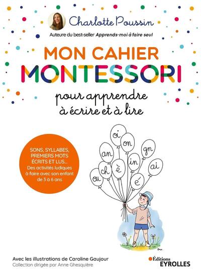 Mon cahier Montessori pour apprendre à écrire et à lire