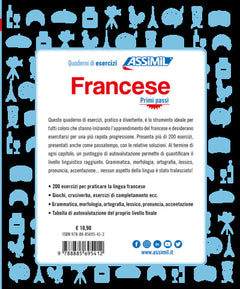 Francese primi passi (cahier d'exercices)