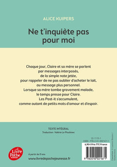 Ne t'inquiète pas pour moi