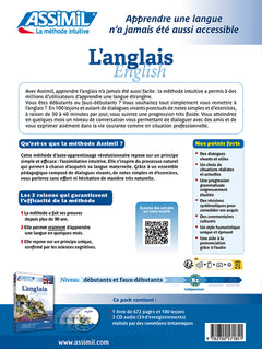 L'anglais (pack CD audio)