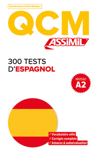 QCM 300 tests d'espagnol A2
