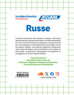 Russe Intermédiaire (cahier d'exercices)