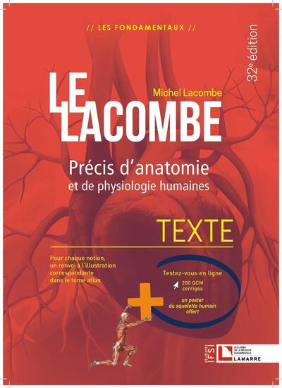 Le Lacombe précis d'anatomie et de physiologie 30e édition