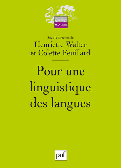 Pour une linguistique des langues