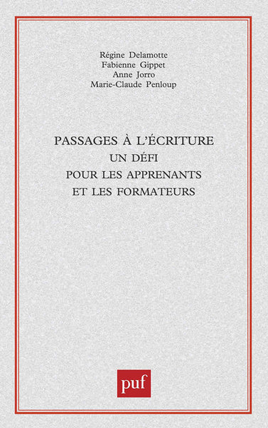 Passages à l'écriture