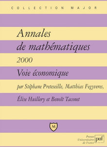Annales de mathématiques 2000