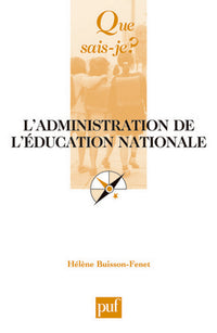 L'administration de l'éducation nationale