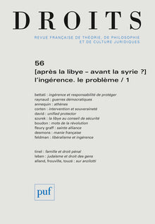 Droits 2012, n° 56