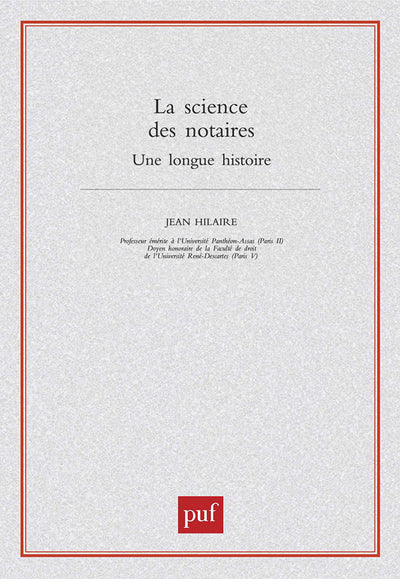 La science des notaires