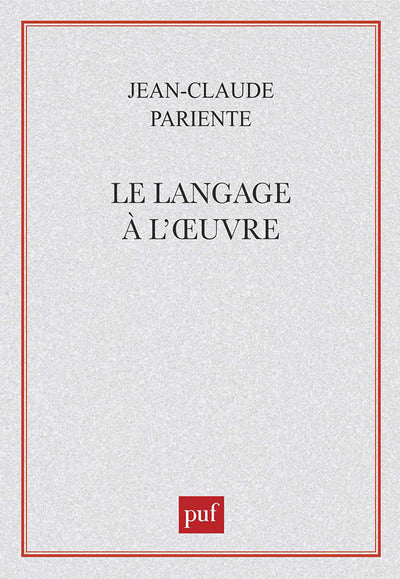 Le langage à l'oeuvre