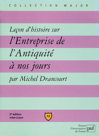 Leçon d'histoire sur l'entreprise de l'Antiquité à nos jours