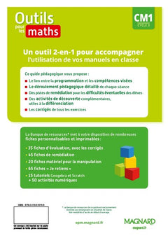 Outils pour les Maths CM1 (2023) - Guide pédagogique + Banque de ressources à télécharger