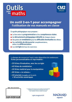 Outils pour les Maths CM2 - Guide pédagogique + Banque de ressources à télécharger