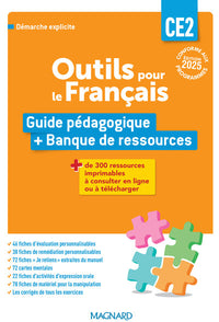 Outils pour le français CE2 (2025) - Guide pédagogique + Banque de ressources