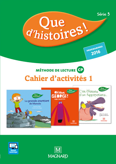Que d'histoires ! CP Série 3 (2016) - Cahier d'activités 1 + Mémo des sons