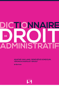 Dictionnaire de droit administratif