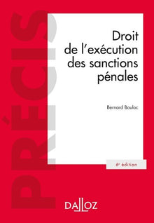 Droit de l'exécution des sanctions pénales