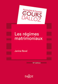 Les régimes matrimoniaux