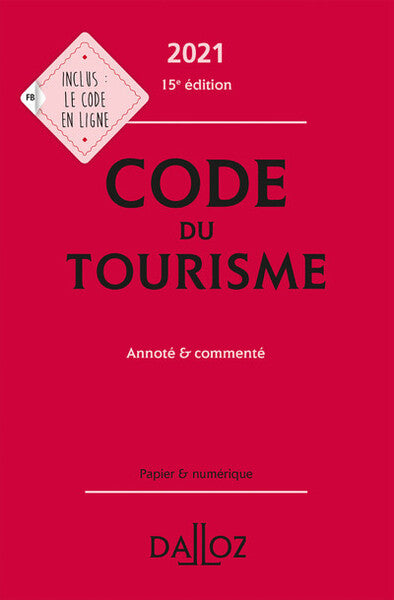 Code du tourisme 2021