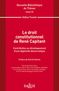 Le droit constitutionnel de René Capitant