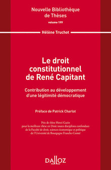 Le droit constitutionnel de René Capitant